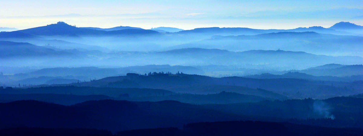Banner Mountains Silhouette