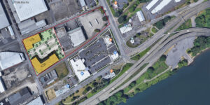2.3 acre aerial concept/site plan